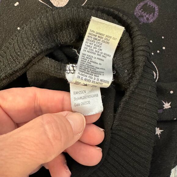 Disney Nightmare Before Christmas Oversized Lounge Sweatshirt black size L - Picture 4 of 8